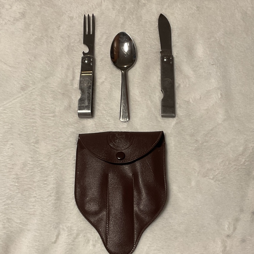 Vintage Boy Scout Cutlery Set